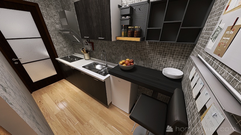 迎曦莊園兩房 Interior Design Render
