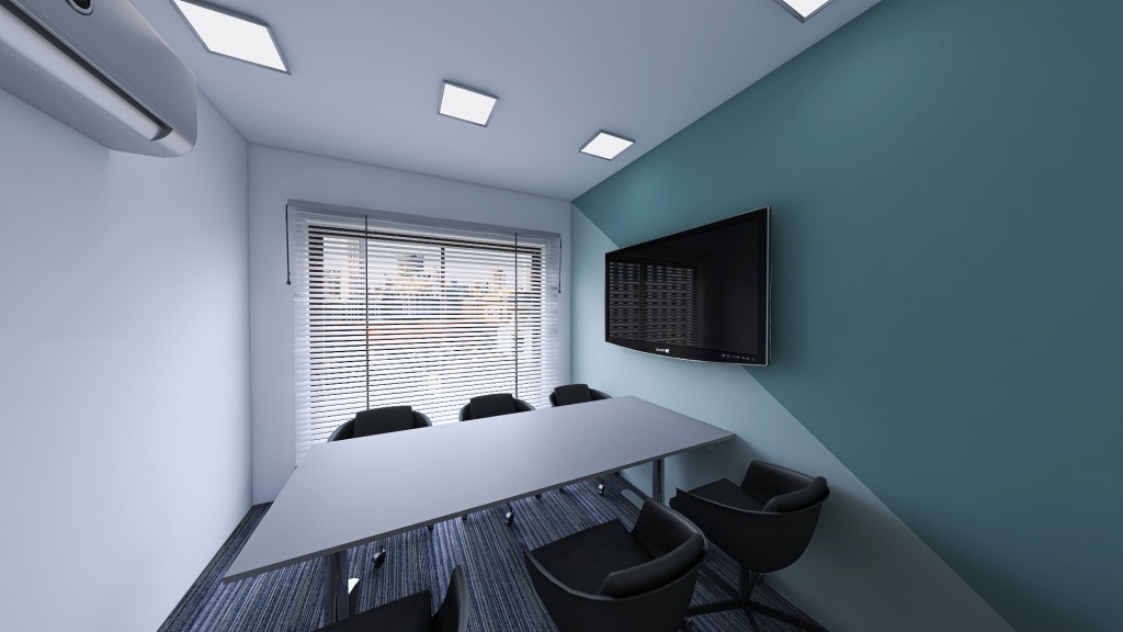 escritório comercial 3d design renderings
