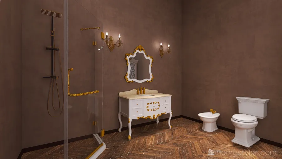 #EmptyRoomContest - Château du France Beige 3d design renderings