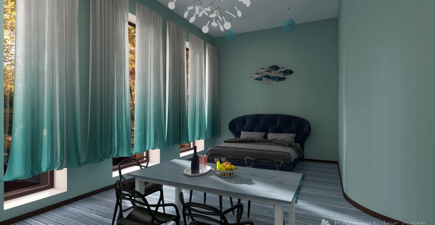 #EmptyRoomContest - Two In One 3d design renderings