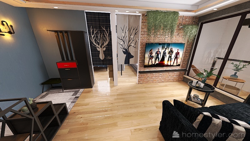迎曦莊園兩房 Interior Design Render