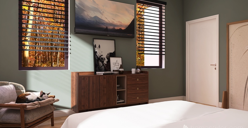 Master Bedroom 3d design renderings