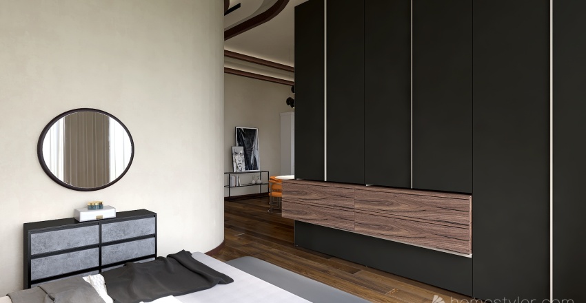 #EmptyRoomContest-Studio Apartment 3d design renderings