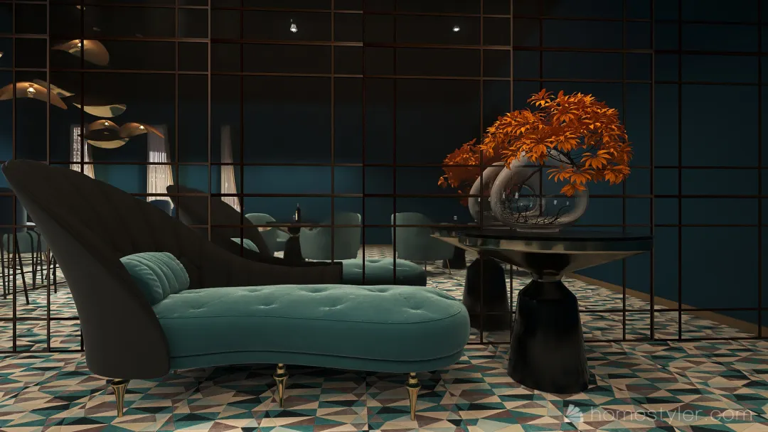 #EmptyRoomContest- The Lounge 3d design renderings