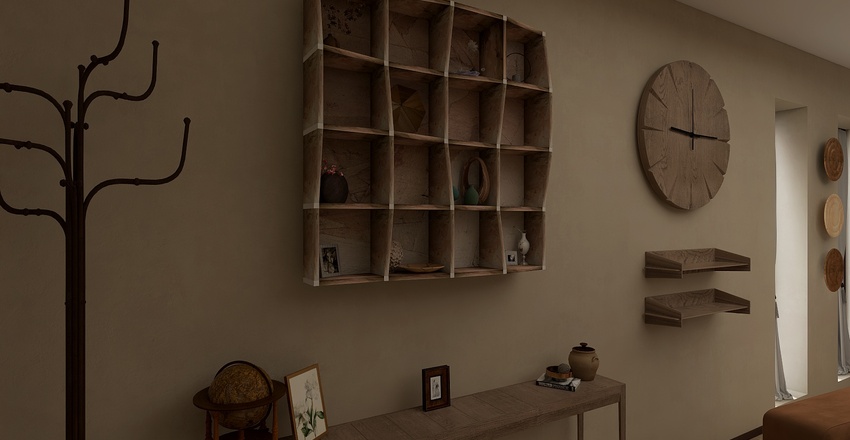 #EmptyRoomContest Modern Wood Apartment 3d design renderings