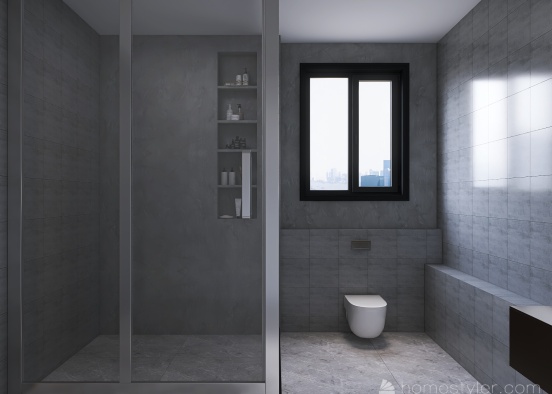 SIMPLE BATHROOM Design Rendering