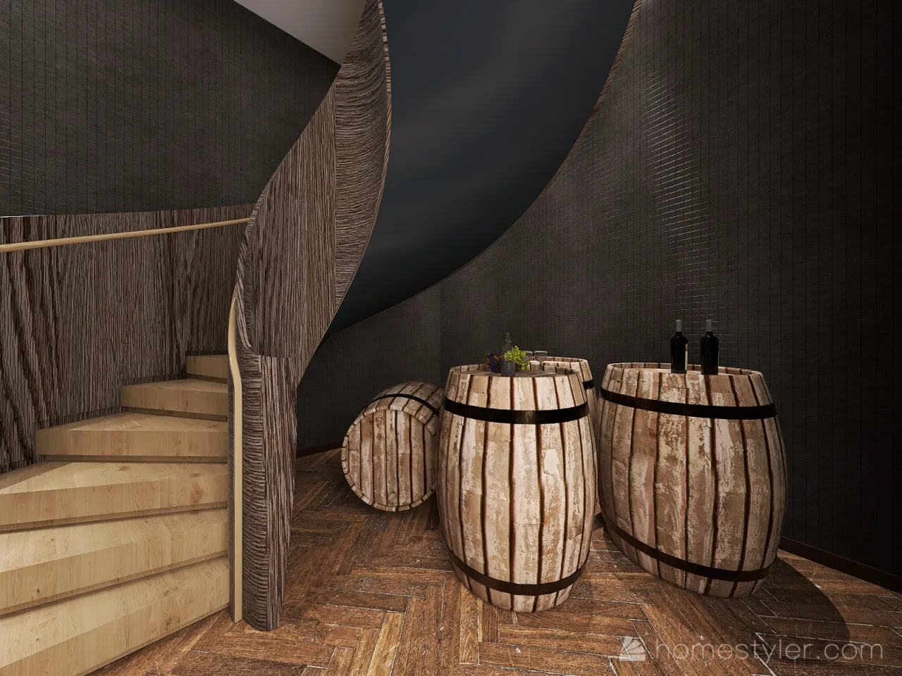 Stairwell 3d design renderings