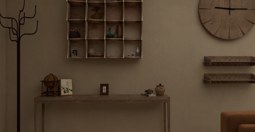 #EmptyRoomContest Modern Wood Apartment 3d design renderings