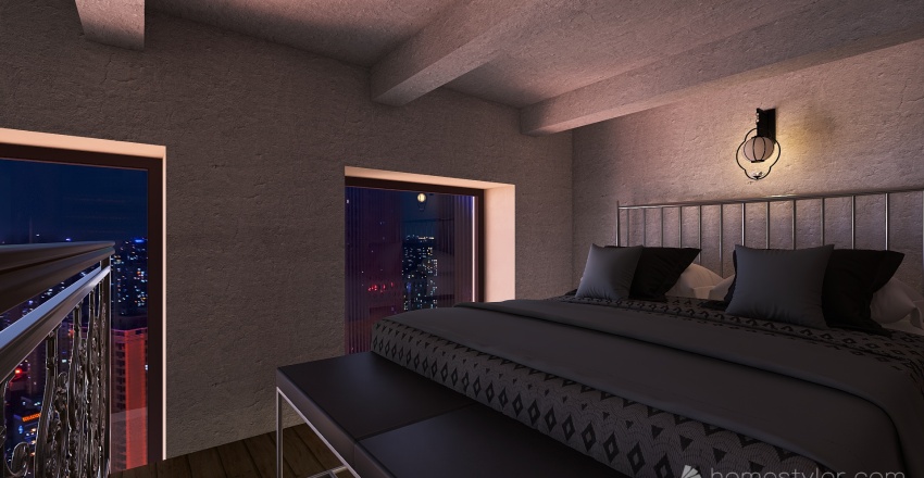 #EmptyRoomContest - City Vibes 3d design renderings