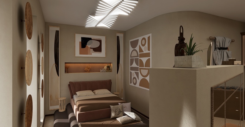 #EmptyRoomContest Modern Wood Apartment 3d design renderings