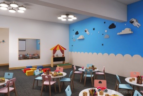 Afnan - Activities room Design Rendering