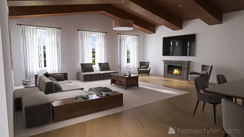 casa montaña 3d design renderings