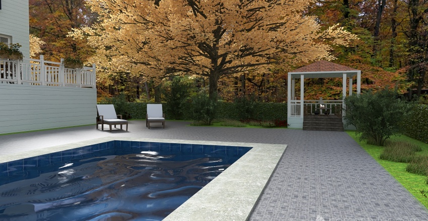 Fall family home 3d design renderings
