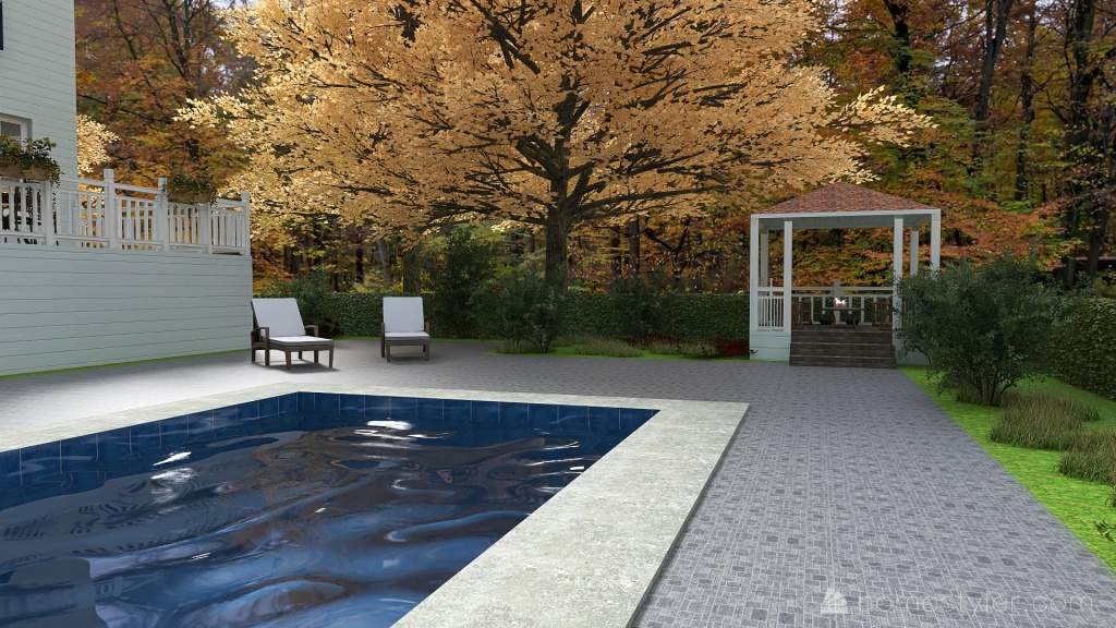 Fall family home 3d design renderings