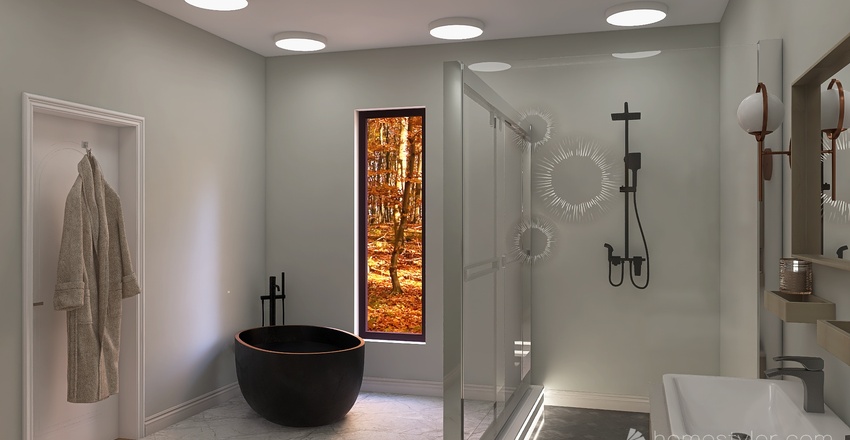 Master Bathroom 3d design renderings
