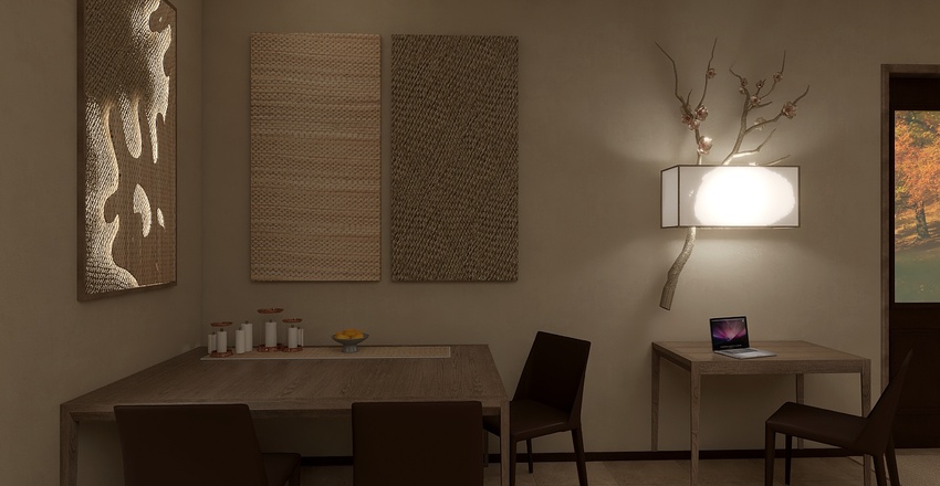 #EmptyRoomContest Modern Wood Apartment 3d design renderings