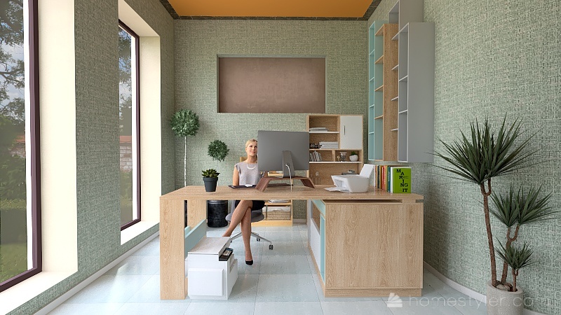 #EmptyRoomContest-clinica infantil Interior Design Render