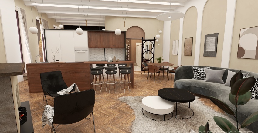 #EmptyRoomContest - Apartment1 3d design renderings