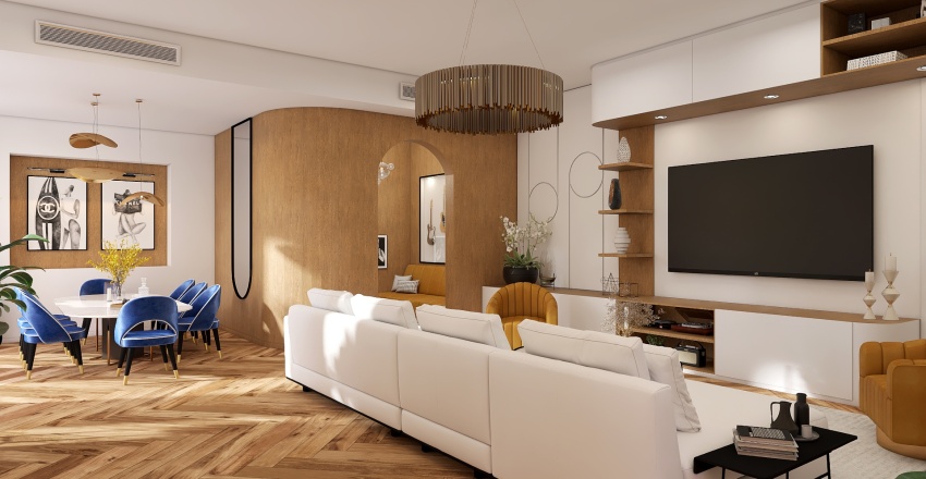 #EmptyRoomContest - French touch & music 3d design renderings