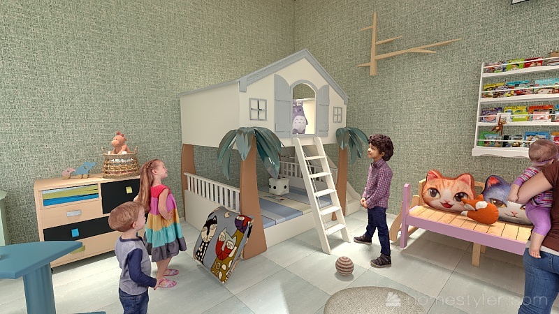 #EmptyRoomContest-clinica infantil 3d design renderings