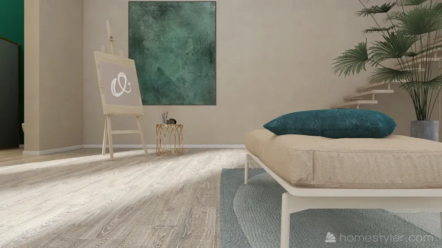 #EmptyRoomContest-silence and peace 3d design renderings