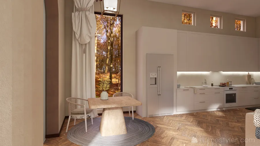 #EmptyRoomContest - Mediterranean Style Holiday Villa 3d design renderings