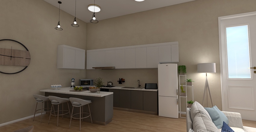#EmptyRoomContest - Hamptons Interior Design Render