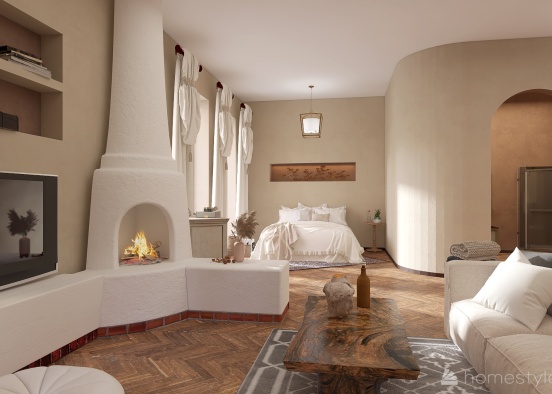 #EmptyRoomContest - Mediterranean Style Holiday Villa Design Rendering