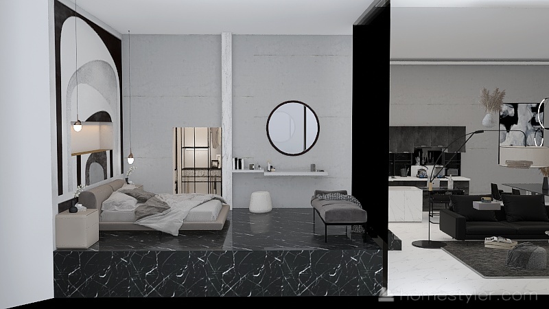 #EmptyRoomContest-Modern Luxury Apartment 3d design picture 102.6