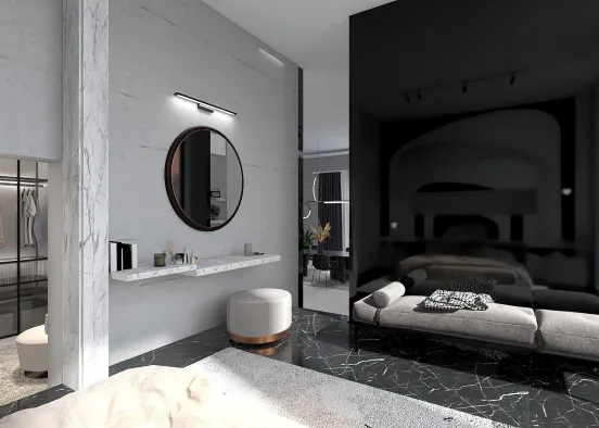 #EmptyRoomContest-Modern Luxury Apartment Design Rendering