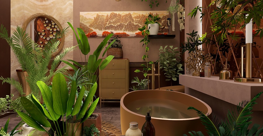 #EmptyRoomContest-Bringing The Outdoors In Interior Design Render