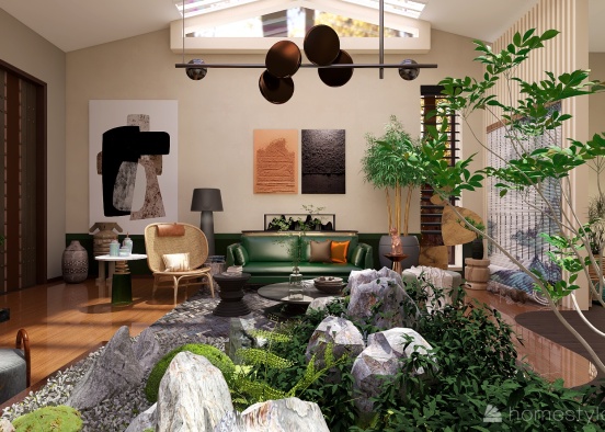 #EmptyRoomContest-Bringing The Outdoors In Design Rendering