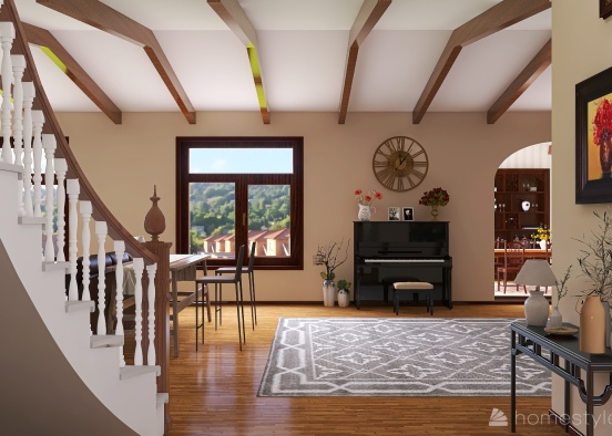 Country Home Design Rendering