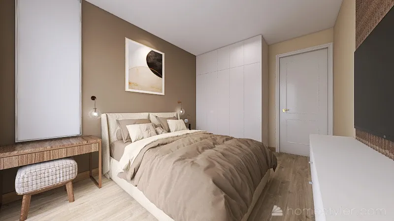 Bedroom in Evo 3d design renderings
