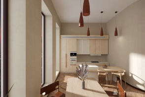 #EmptyRoomContest- Lovely for two apartment Design Rendering