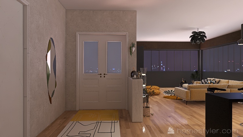 appartement verriere 3d design renderings