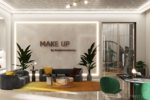 #EmptyRoomContest Make up Studio by GiulyHomeDesign Design Rendering