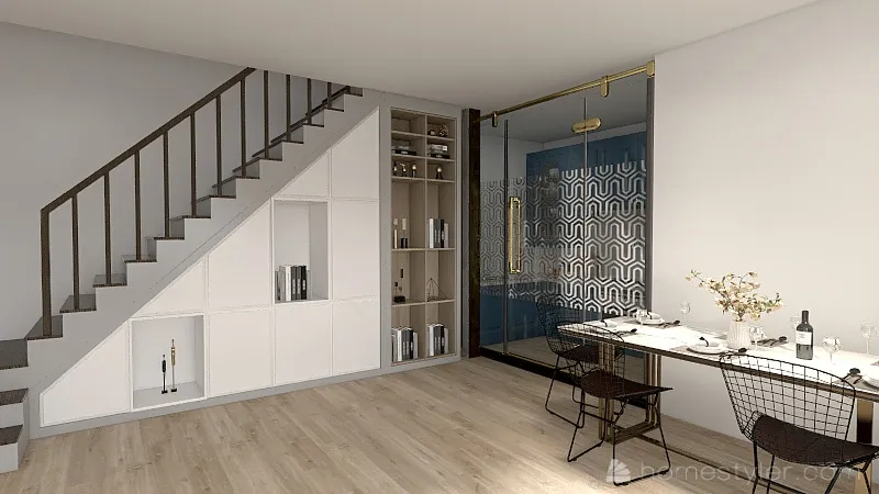 Domek v domku 1 3d design renderings