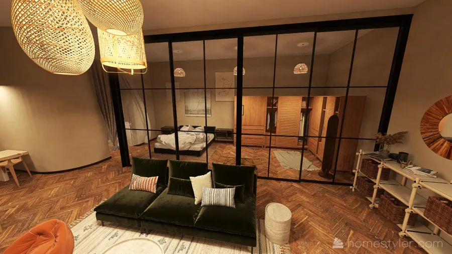 #EmptyRoomContest- Lovely for two apartment 3d design renderings