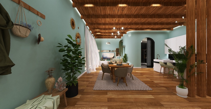 #EmptyRoomContest Comfortable_blue_house 3d design renderings