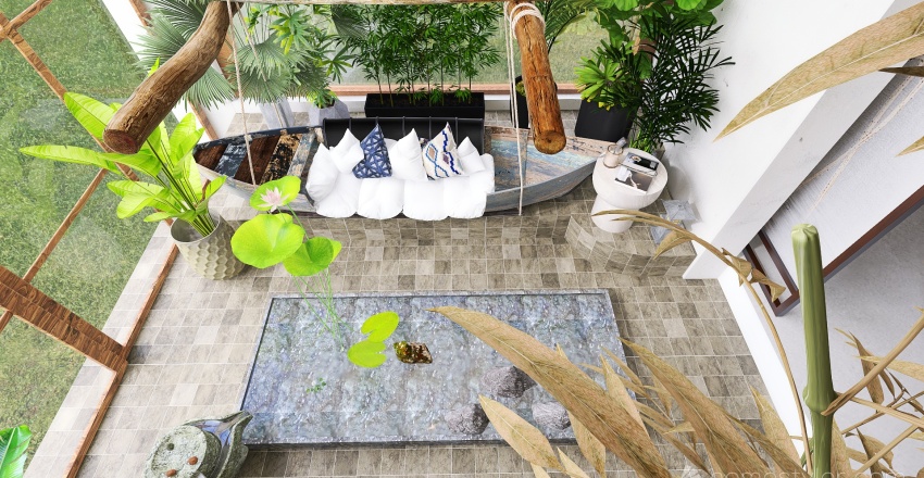 Garden Room 3d design renderings