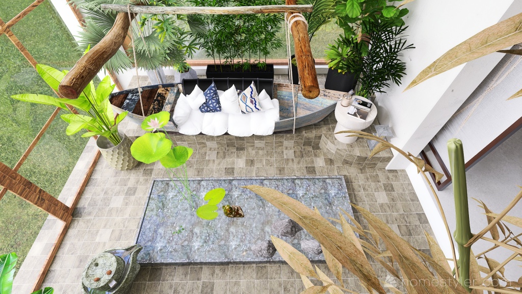 Garden Room 3d design renderings