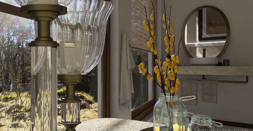 #EmptyRoomContest-Winter Retreat Interior Design Render