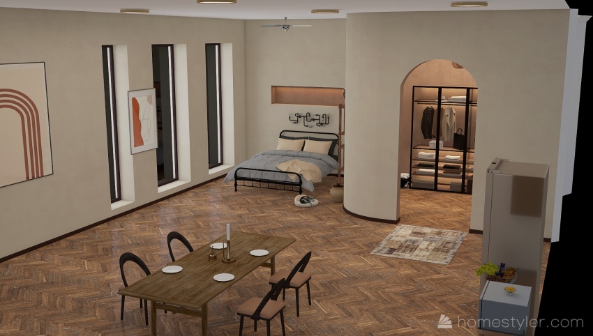 Small apartment #EmptyRoomContest 3d design picture 102.6