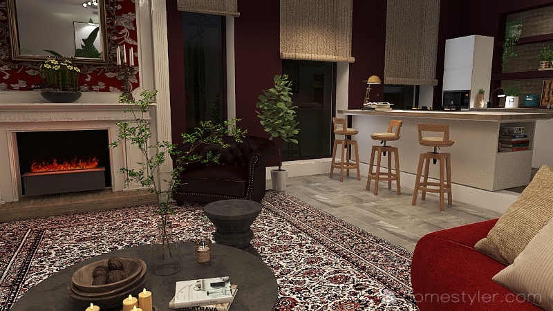 #EmptyRoomContest-Guest self contained space Interior Design Render