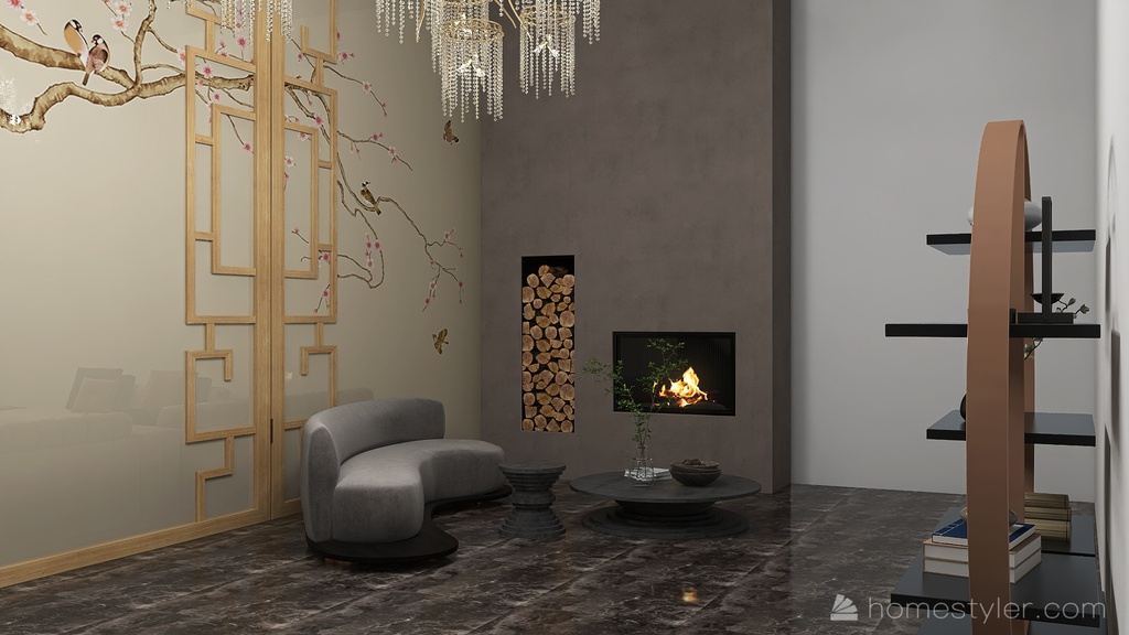 Living Room 3d design renderings