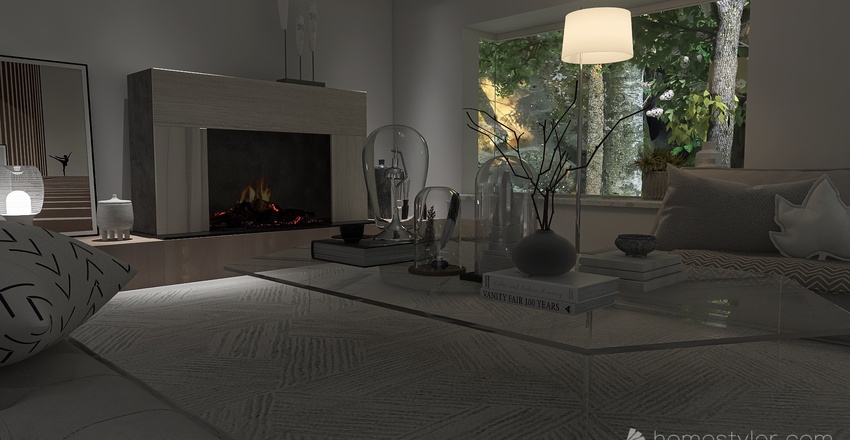 Color me white! Interior Design Render