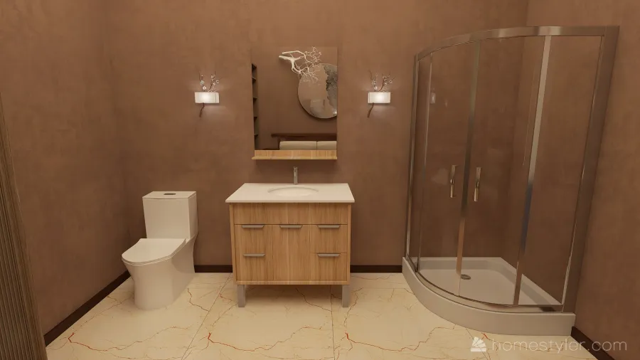 Equipment & Bathroom 3d design renderings