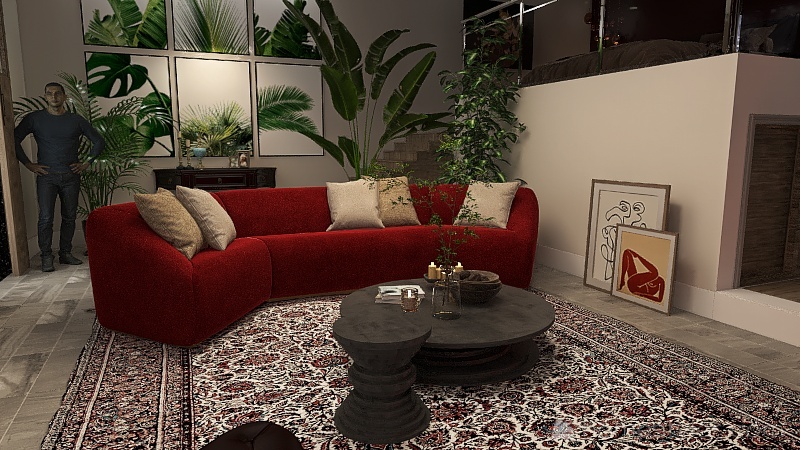 #EmptyRoomContest-Guest self contained space Interior Design Render