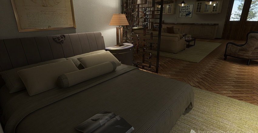 #EmptyRoomContest-Winter Retreat Interior Design Render